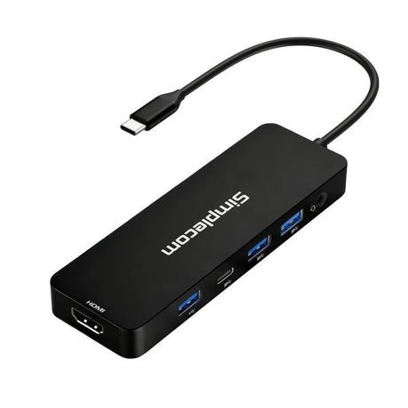 Simplecom CHT812 12-in-1 USB-C 4K Triple Display MST Docking Station with Dual HDMI DP by Simplecom