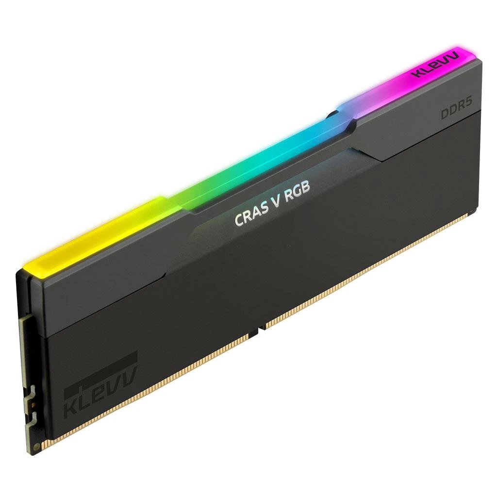 Klevv CRAS V 32GB Kit RGB DDR5 6000MHz Memory Black by Klevv