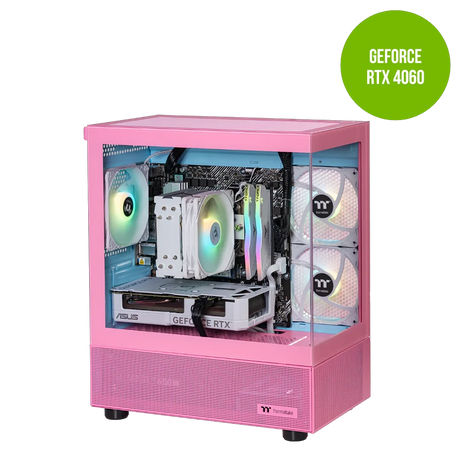 Thermaltake Horizon Prime Ryzen 5-5600, 16GB RAM, 1TB SSD, RTX 4060, Windows 11 Home - Pink by Thermaltake