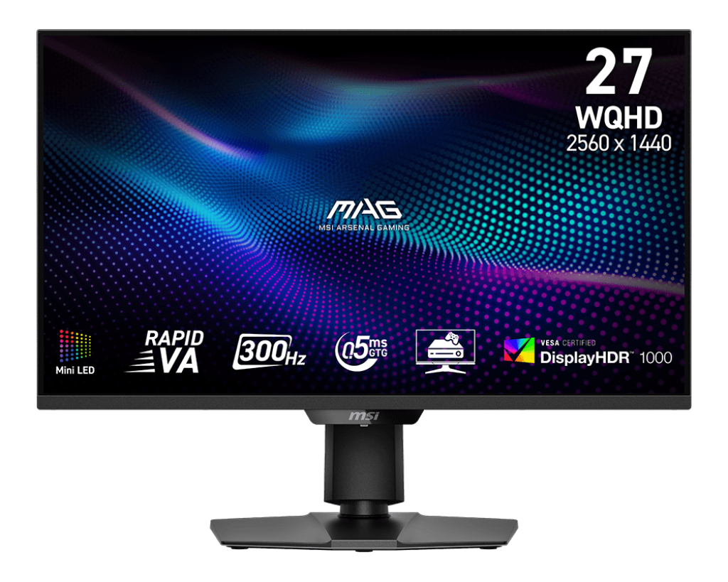 MSI MAG 274QPF X30MV 27inch 300Hz QHD Rapid VA Gaming Monitor