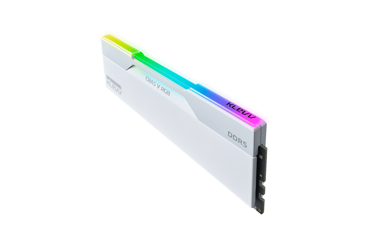 Klevv CRAS V 32GB Kit RGB DDR5 6000MHz White Memory - IT Warehouse