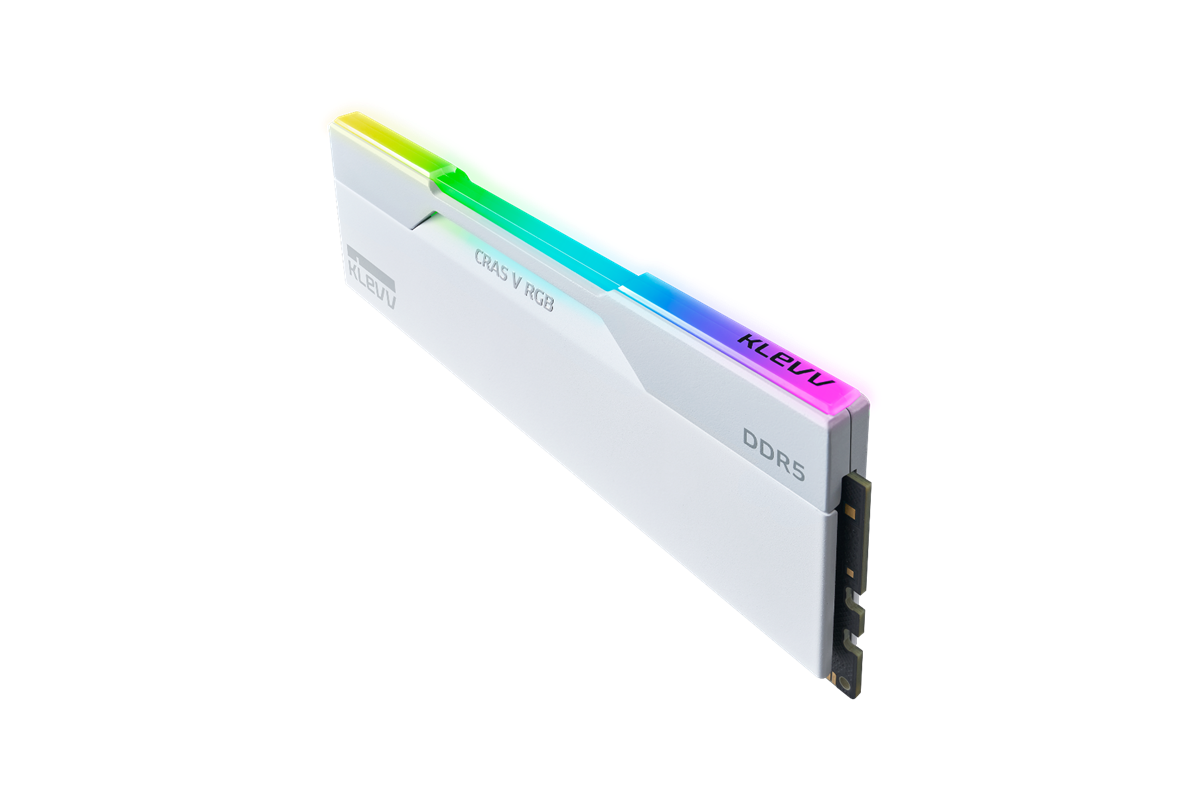 KLEVV CRAS V 48GB Kit RGB DDR5 6000MHz Memory White