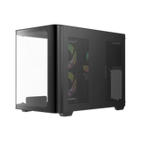 OCYPUS Iota C50 BLACK mATX case curve panel with digital display
