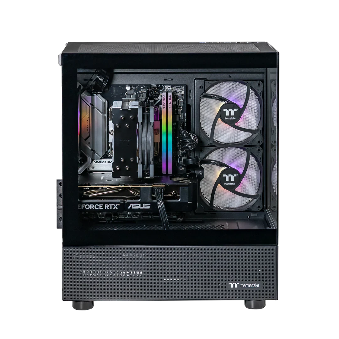 Thermaltake Horizon Elite i5-14400F, 32GB RAM, 1TB SSD, RTX 5060, Windows 11 Home - Black by Thermaltake