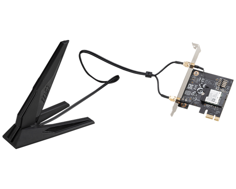 MSI HERALD BE NCM865 Wireless PCIe Adapter, Wi-Fi 7