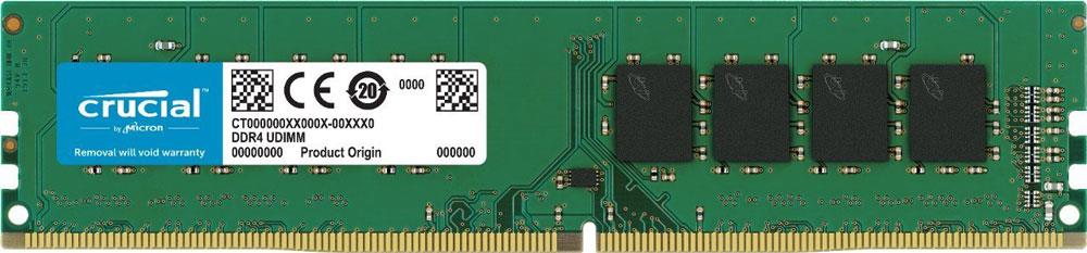 Crucial 4GB (1x4GB) DDR4 UDIMM 2400MHz CL17 Single Stick Desktop PC Memory RAM - Electronics > Electronics Accessories > Memory > RAM from Crucial