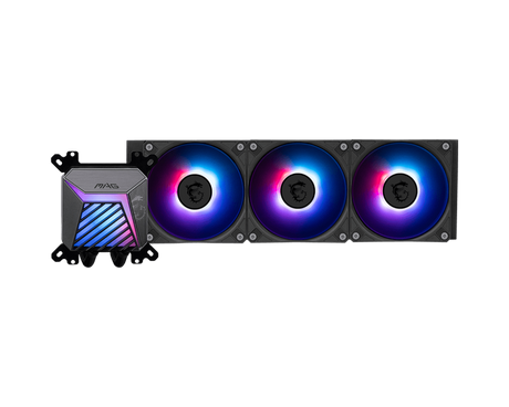 MSI MAG CoreLiquid A15 360 AIO Liquid Black CPU Cooler