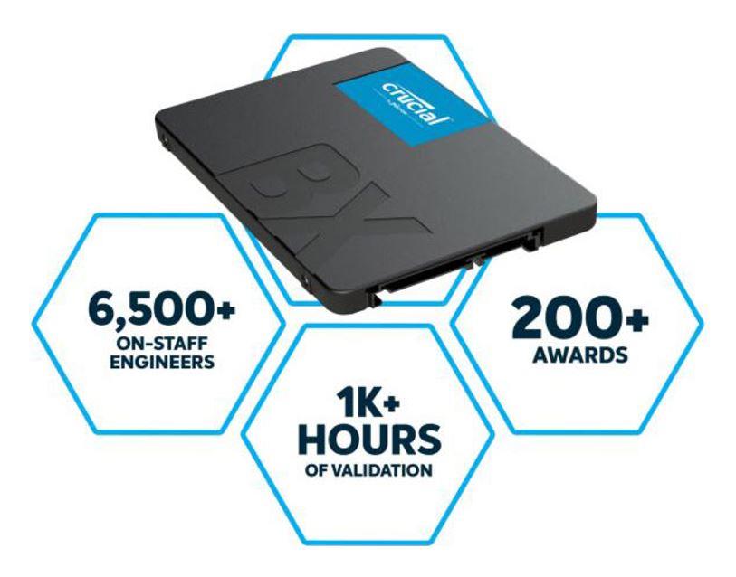 Crucial BX500 4TB 2.5in SATA3 6Gb/s SSD