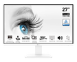 MSI Pro MP273AW 27” FHD IPS 100Hz 1ms Business Monitor - White - Electronics > Video > Computer Monitors from MSI