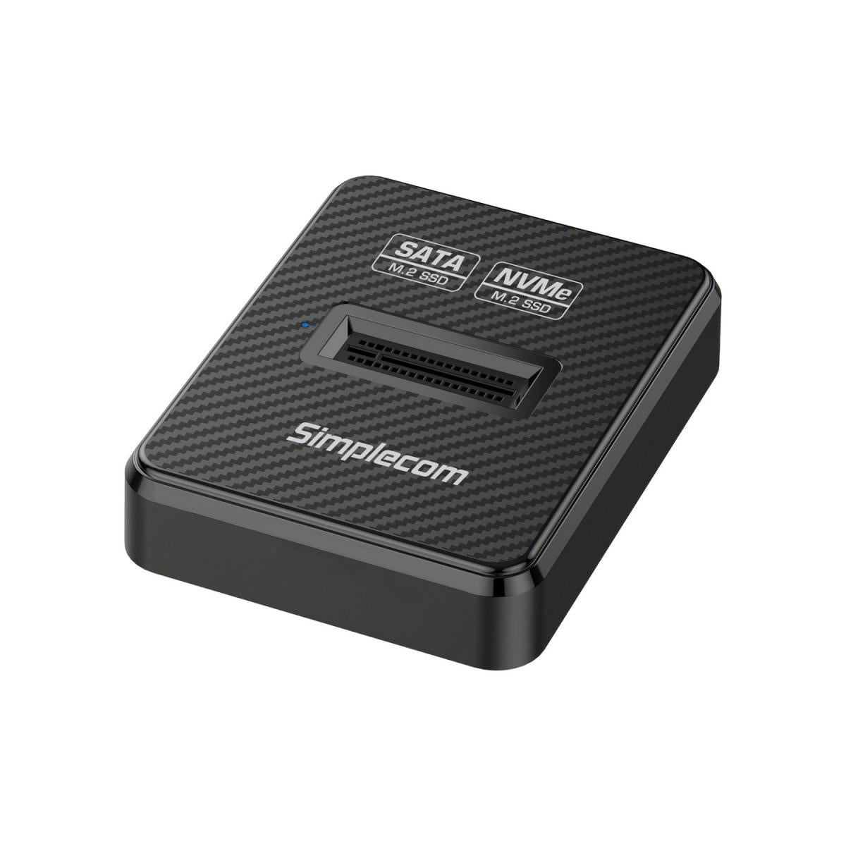 Simplecom SD511 M.2 SSD Docking Station NVMe and SATA Dual Protocol USB 3.2 Gen 2