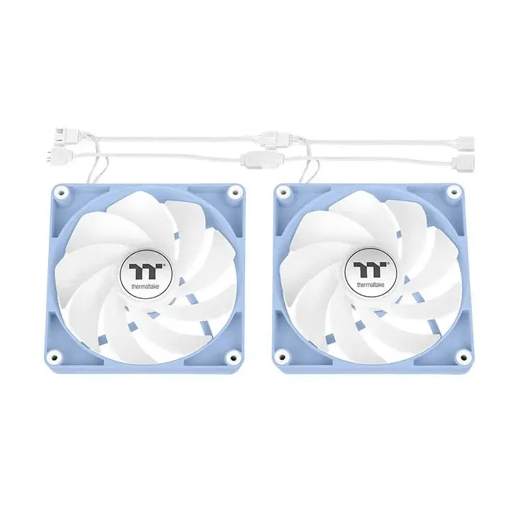 Thermaltake CT120 Reverse ARGB Sync Performance PWM Fan (up to 2000RPM) Hydrangea Blue Edition - 2 Fan Pack by Thermaltake
