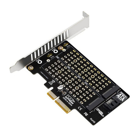 Simplecom EC412v2 NVMe and SATA M.2 SSD to PCIe x4 Expansion Card - Electronics > Electronics Accessories > Computer Components > I/O Cards & Adapters > Computer Interface Cards & Adapters from Simplecom