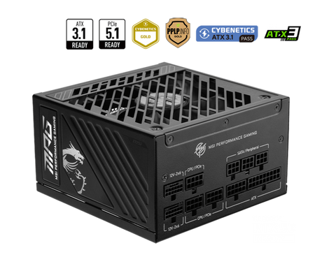 MSI MPG A1000GS PCIE5 1000W Power Supply