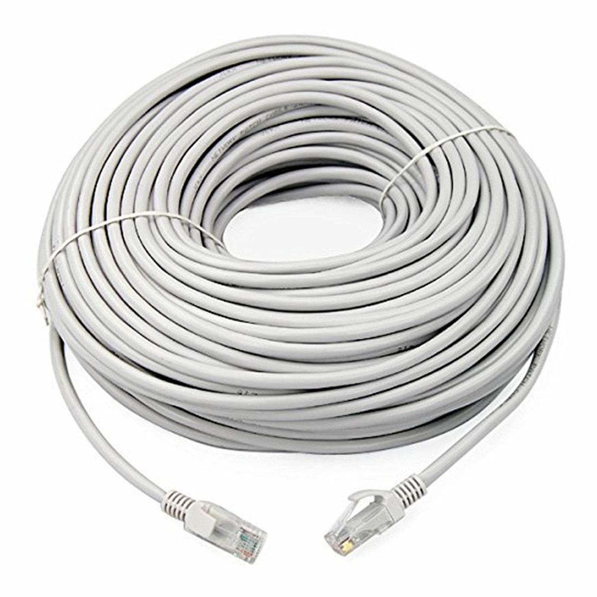 8Ware CAT6A Cable 50m - Grey Color RJ45 Ethernet Network LAN