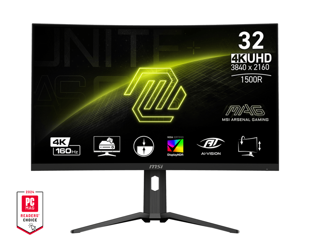 MSI MAG 321CUP 31.5" 4K UHD 160Hz HDR400 Curved Gaming Monitor