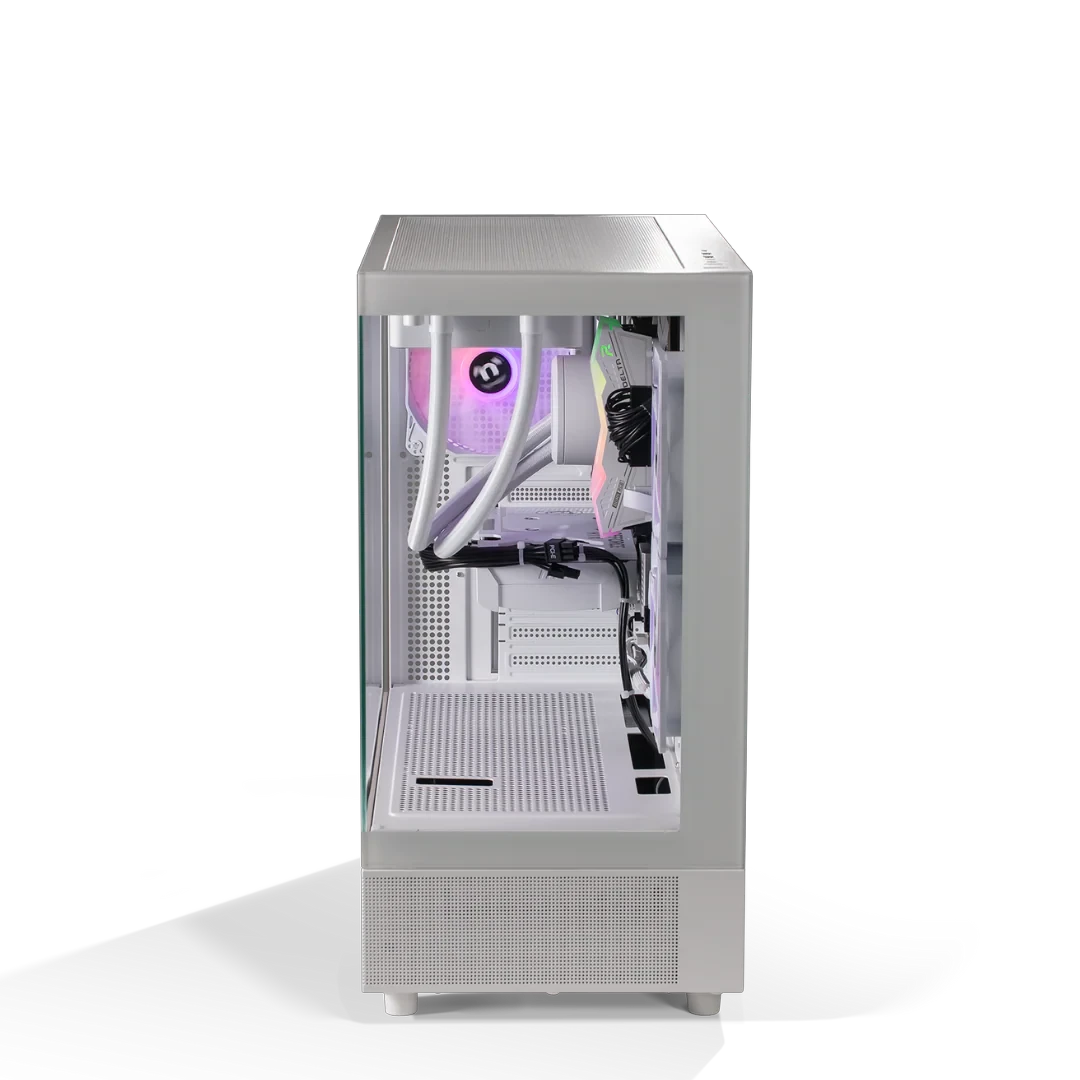 Thermaltake Horizon V2 Ryzen 5 7500F 32GB RTX 5060 1TB SSD 32GB RAM W11H Gaming Desktop PC - Snow by Thermaltake