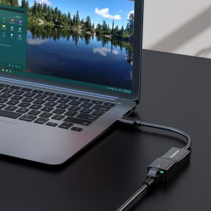 Simplecom NU302 SuperSpeed USB 3.0 to RJ45 Gigabit 1000Mbps Ethernet Network Adapter by Simplecom