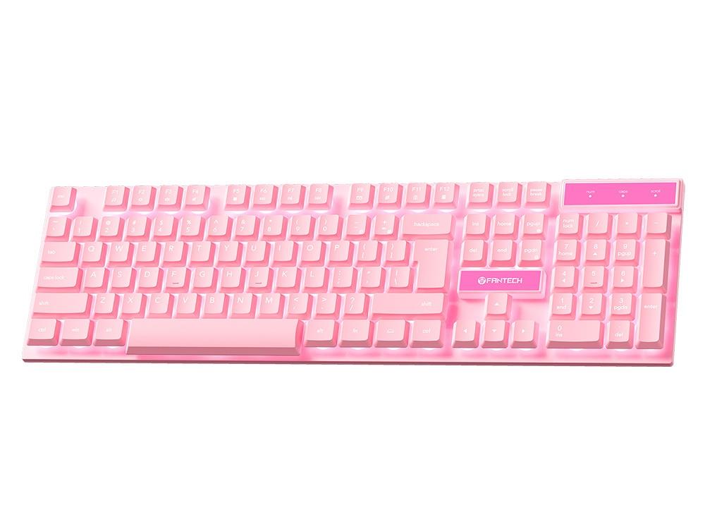 Fantech P51 Gaming PC 5-in-1 Keyboard Combo with Mouse / Mousepad / Headset / Headset Stand - Sakura Pink
