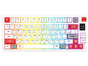 Fantech MK917 Atom Pro 75% Hot-Swap Display Screen Wireless Red Switch Mechanical White Keyboard