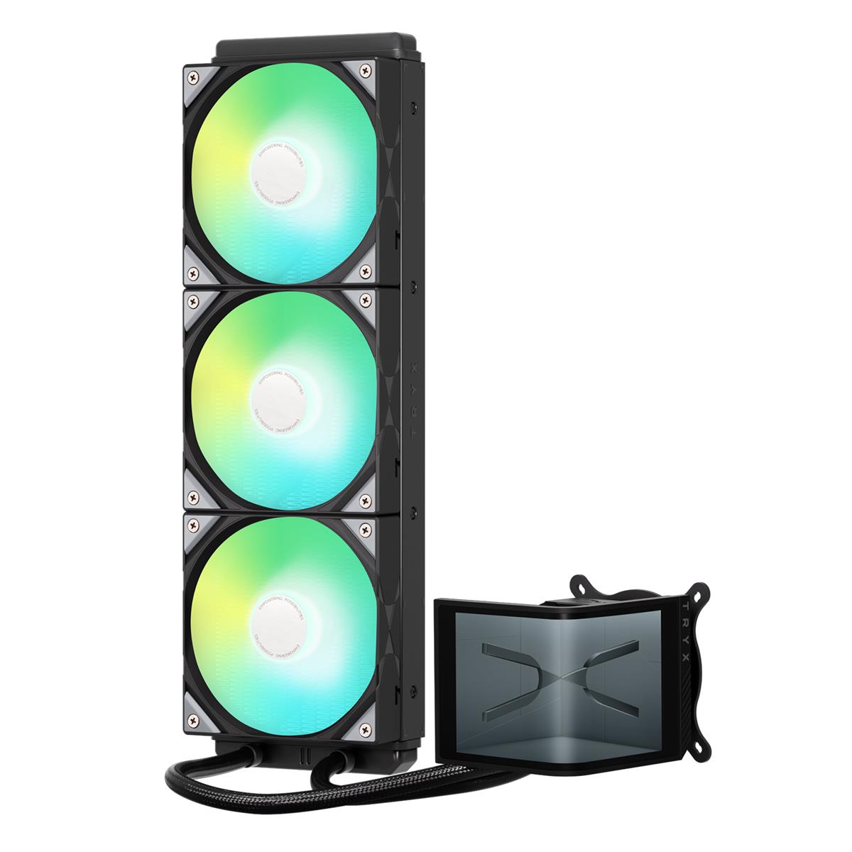 TRYX PANORAMA SE 360 AIO Liquid Cooler ARGB Black