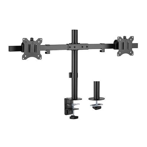 Brateck Pole Mount Dual-Screen Monitor Mount Fit Most 17"-32" Monitors by Brateck