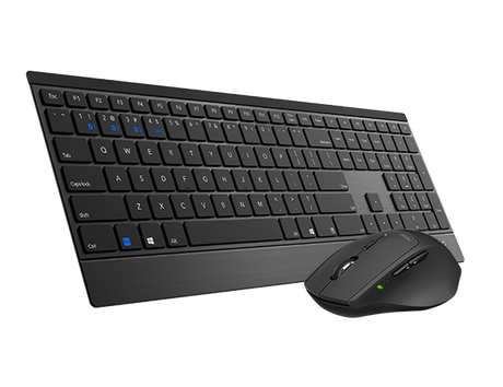 Rapoo 9500M Bluetooth and 2.4G Wireless Multi-mode Keyboard Mouse Combo - Electronics > Electronics Accessories > Computer Accessories > Computer Accessory Sets from Rapoo