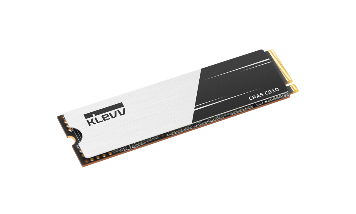 KLEVV CRAS C910 4TB M.2 NVMe PCIe Gen4x4 SSD Heatsink Included, up to 5200MB/s