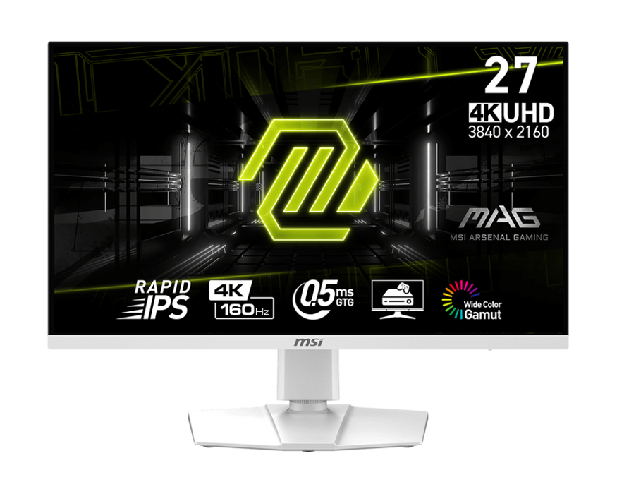 MSI MAG 274URFW 27" 160Hz 4K Gaming Monitor - White