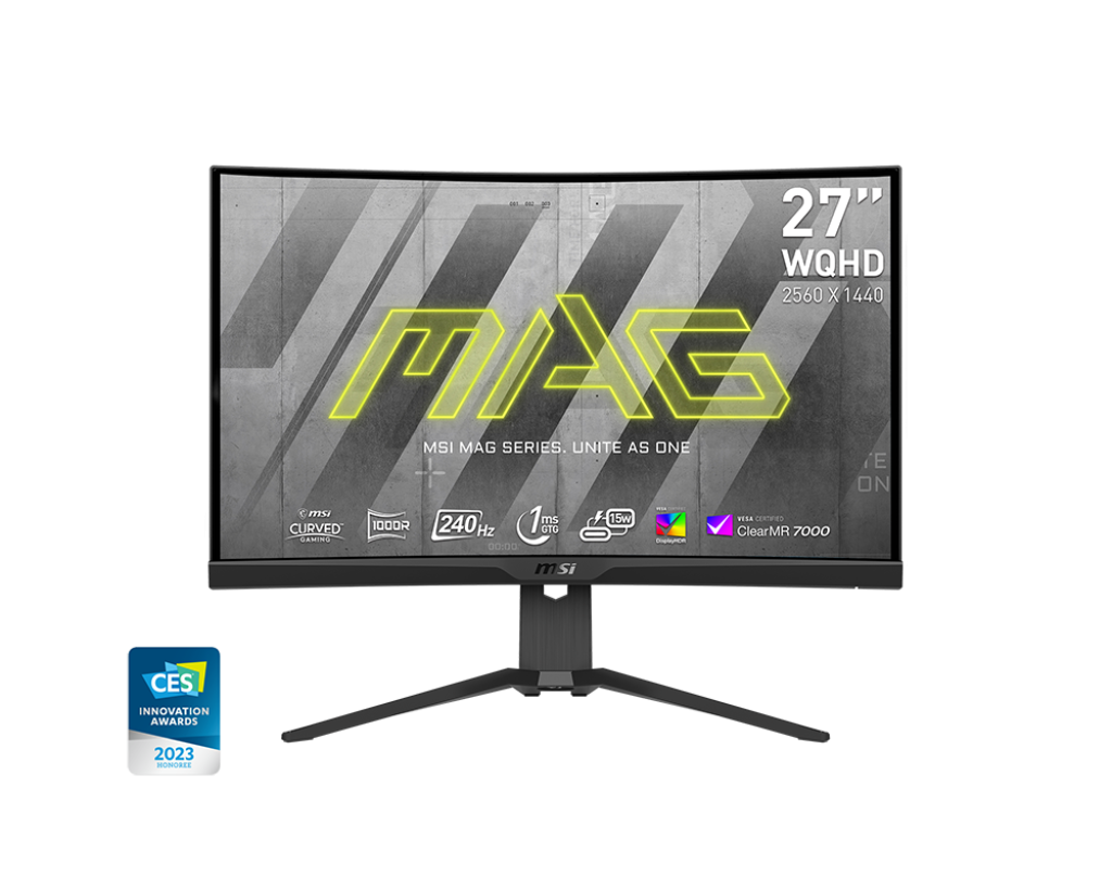 MSI MAG 275CQRXF 27 Inch WQHD Curved Gaming Monitor
