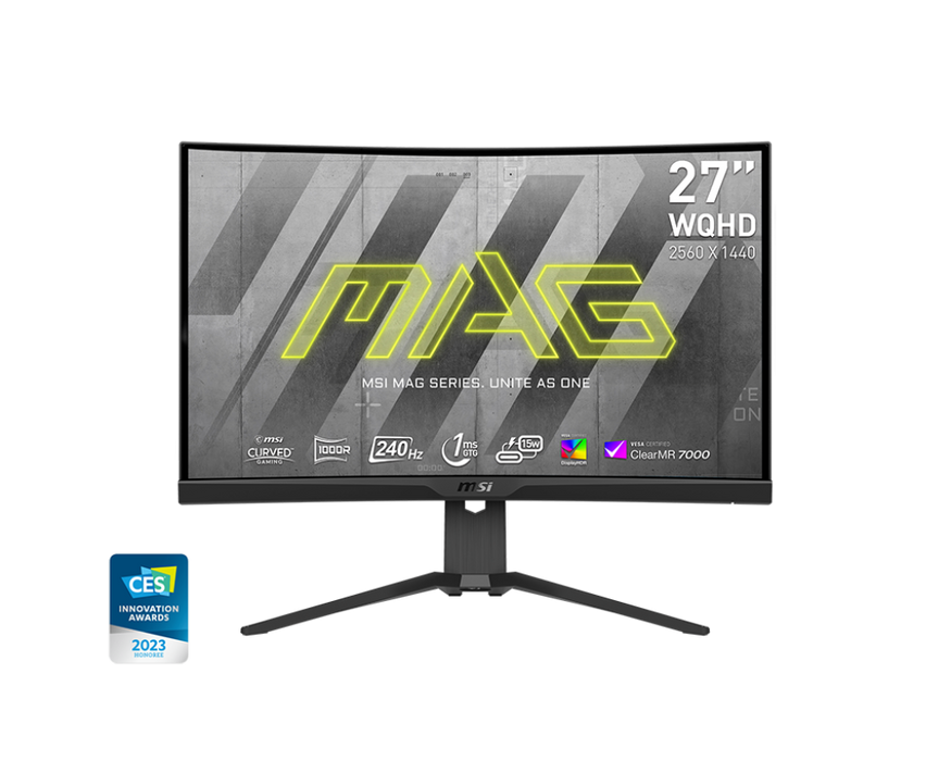 MSI MAG 275CQRXF 27 Inch WQHD Curved Gaming Monitor