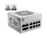 MSI MAG A850GL PCIE5 850W White Power Supply - Electronics > Electronics Accessories > Computer Components > Computer Power Supplies from MSI