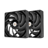 Thermaltake ToughFan 12 Pro Fan (2 Pack) - Black - Electronics > Electronics Accessories > Computer Components > Computer System Cooling Parts from Thermaltake