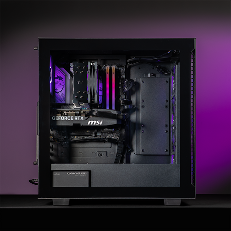 Thermaltake Infinity PRO V7 Desktop PC AMD Ryzen 5 7500F 32GB RAM 1TB SSD RTX 5070 W11 - V350 Black