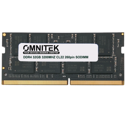 Omnitek 32GB DDR4 3200MHZ SODIMM - from Omnitek