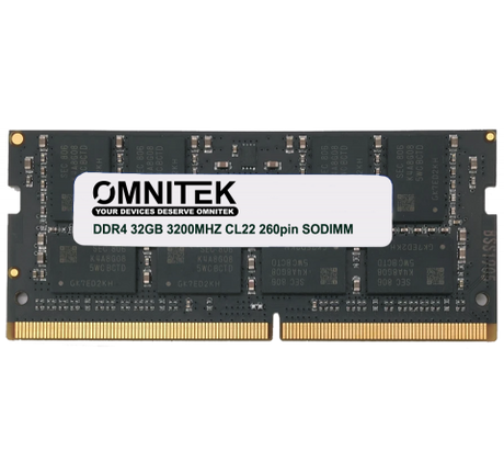 Omnitek 32GB DDR4 3200MHZ SODIMM - from Omnitek