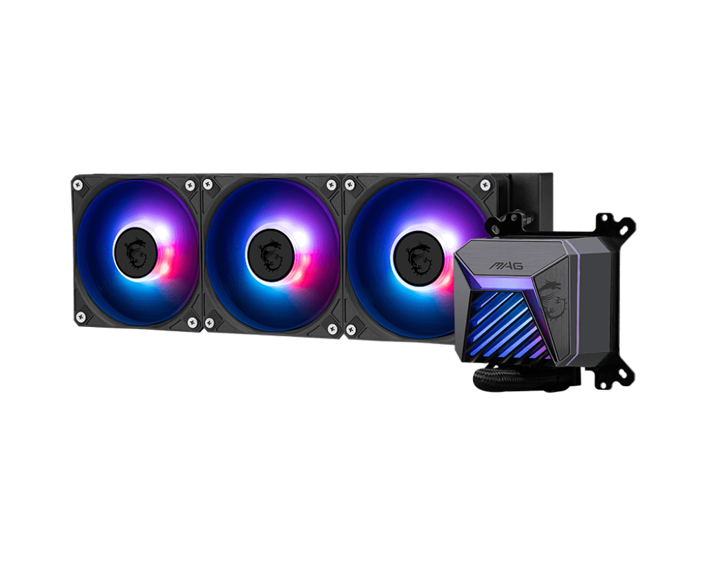 MSI MAG CoreLiquid A15 360 AIO Liquid Black CPU Cooler