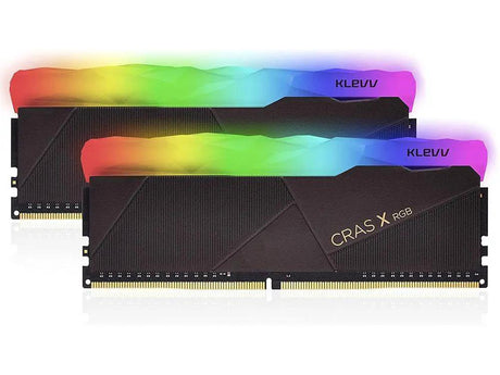 Klevv CRAS X RGB 32GB (2 x 16GB) DDR4 3600MT/s CL18 Desktop RAM - Black by Klevv