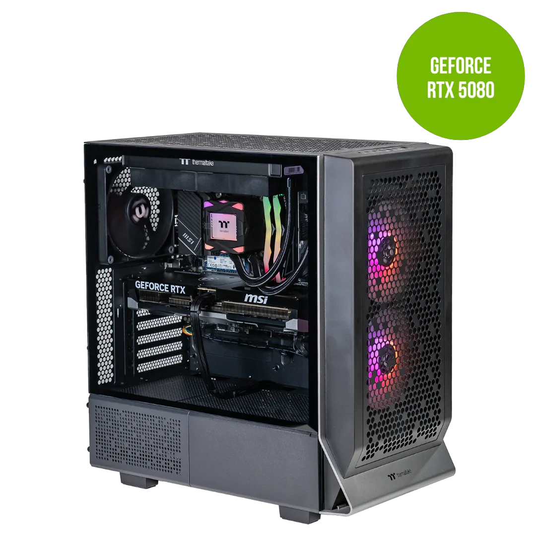 Thermaltake Infinity Xtreme i7-14700F, 32GB RAM, 1TB SSD, RTX 5080, Windows 11 Home - Black by Thermaltake