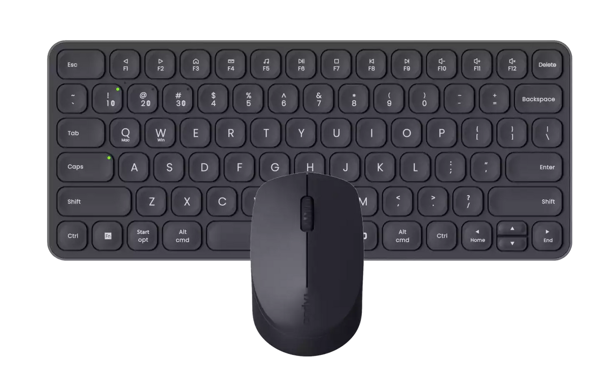 RAPOO X9010M Multi-mode Aluminium Base, Wireless Ultra-slim Combo Set