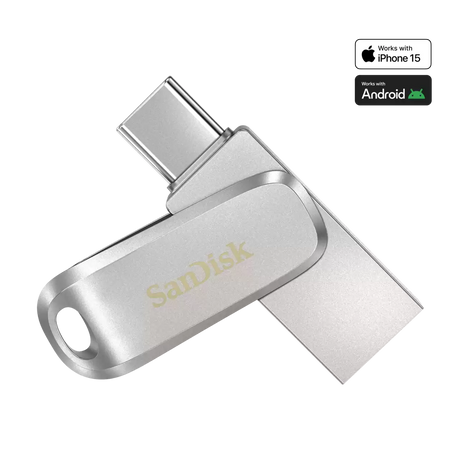 SanDisk Ultra Dual Drive Luxe 256GB USB Type-C Drive