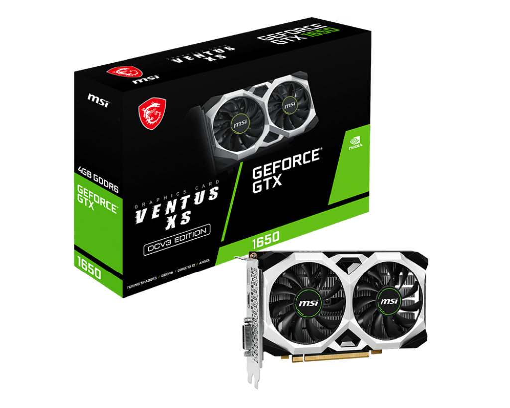 MSI GeForce GTX 1650 D6 Ventus XS OCV3 Graphics Card