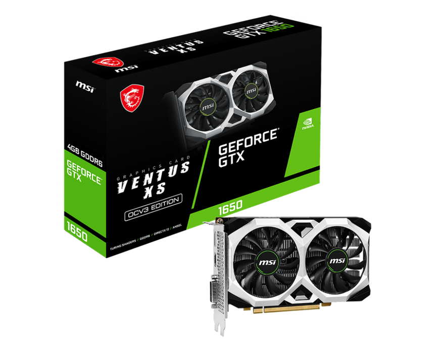 MSI GeForce GTX 1650 D6 Ventus XS OCV3 Graphics Card