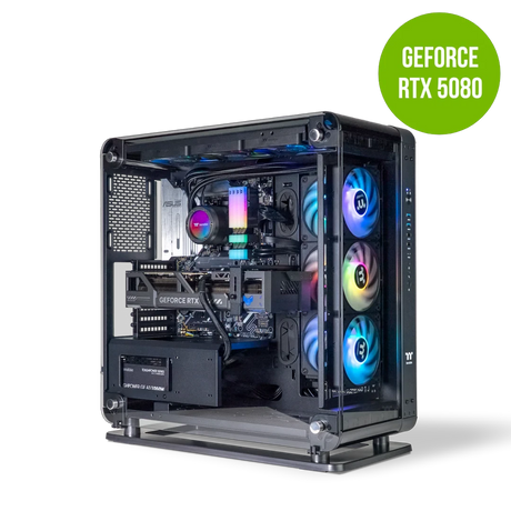 Thermaltake Gaming System Core Xtreme V2 Ryzen 7 9800X3D RTX 5080 2TB SSD 64GB RAM W11H Desktop Gaming PC by Thermaltake