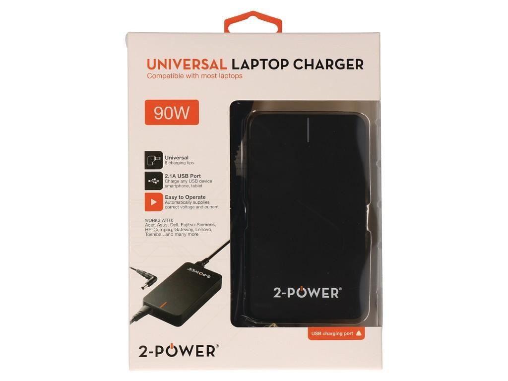 2-Power Slim Universal 90W Laptop/Notebook - Electronics > Electronics Accessories > Power > Power Adapters & Chargers from 2-Power