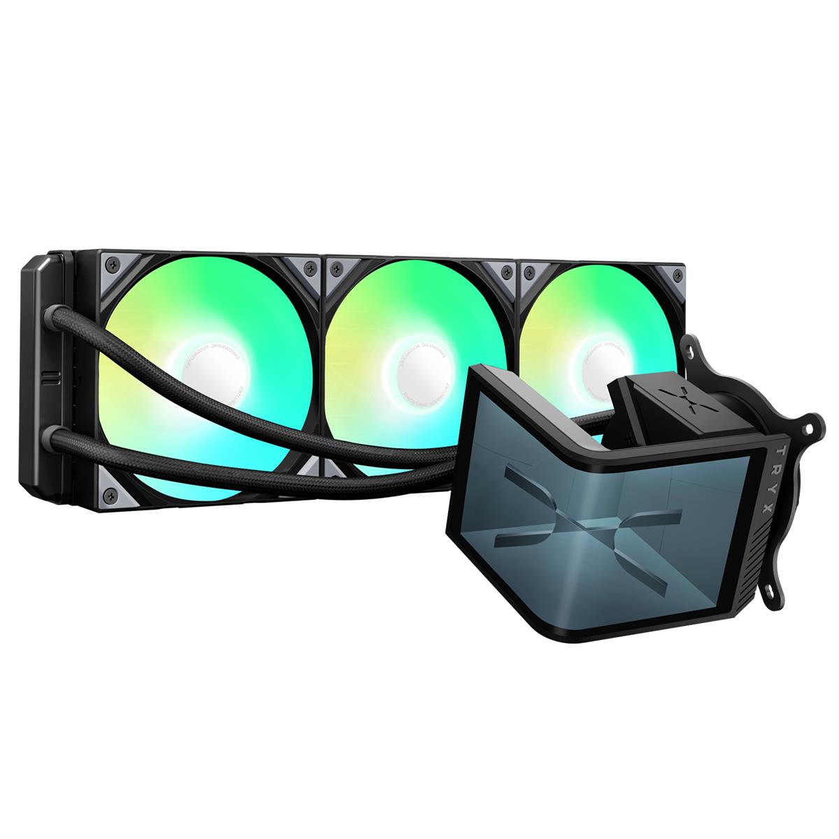 TRYX PANORAMA SE 360 AIO Liquid Cooler ARGB Black