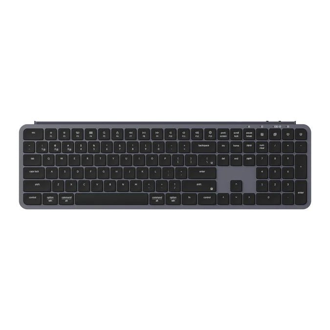 Keychron B6 Pro Wireless / Wired / 2.4GHz UltraSlim Wireless Keyboard (Space Gray) - IT Warehouse