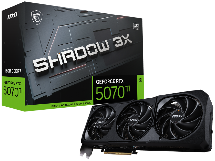 MSI GeForce RTX 5070 Ti 16G SHADOW 3X OC
