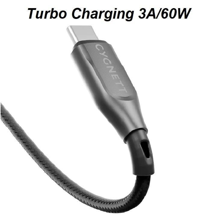 Cygnett Armoured USB - C to USB - A (2.0) Cable (2m) - IT Warehouse