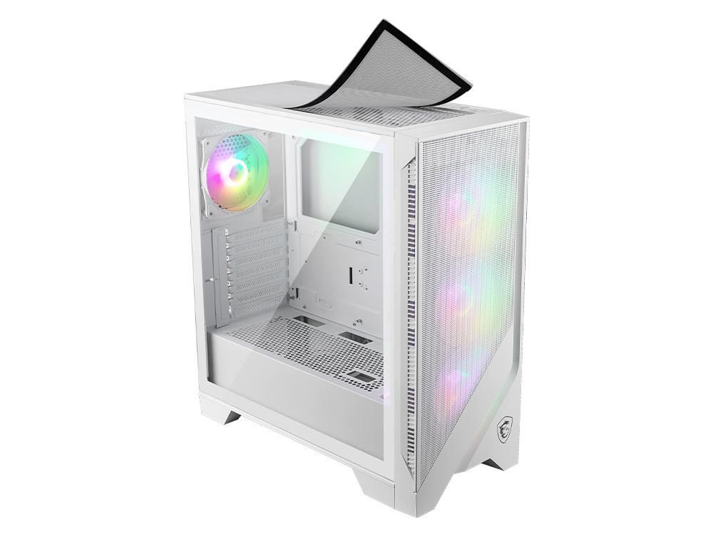 MSI MAG Forge 320R Airflow Mid-Tower ATX Case - White