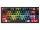Fantech MK917 Atom Pro 75% Hot-Swap Display Screen Wireless Red Switch Mechanical Black Keyboard